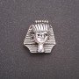 Brooch Pharaoh with Gray Metal 25x25mm