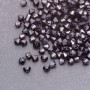 Black Bead Bail Bicones 4x4mm Plastic Packaging 0.5 kg
