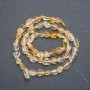 Citrine Beads on Thread, Nugget Cut, 8x6 mm, 42 cm length +