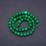 Chrysoprase Beads on Thread, Faceted Round 7.5 mm, 36 cm