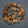 Tiger's Eye Natural Stone Thread bead "needle" 40cm