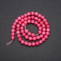 Tourmaline Beads, Synthetic, Smooth Round Beads on Strand, 6mm dia., 38cm length (+ -)