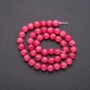 Turmaline Beads smooth sphere, diameter 8 (+ -) mm thread, length 38 + -cm