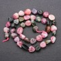 Natural Tourmaline Beads, faceted, 10 mm diameter, 38 cm length