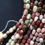 Jasper Murkaite Green Beads 7x9mm (+/-), length 37cm