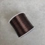 Craft Elastic Cord Brown spool, 30m +