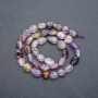 Amethyst Beads on Thread, Faceted, 8x10 mm, 40 cm chain +
