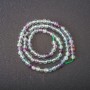 Fluorite Beads, Smooth Round, 5 mm Ø, Threaded, 38 cm Length