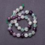 Fluorite Beads on Thread, 10mm Diameter, 37cm Length