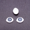 Furnishings "Living Eyes" pair blue iris, 8mm diameter 11×14mm packaged 50 pairs