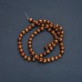 Tiger's Eye Beads (Single) Round Beads 6mm Diameter, 41cm + on Thread