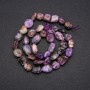 Charoite Beads, Tubular Round, 8x12 mm, 38 cm