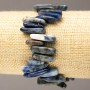 Elastic bracelet made of natural sodalite stone, chip 
