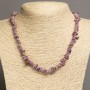 Necklace Phosphosiderite (beads) chip 8x3mm+-, length 46-49cm+