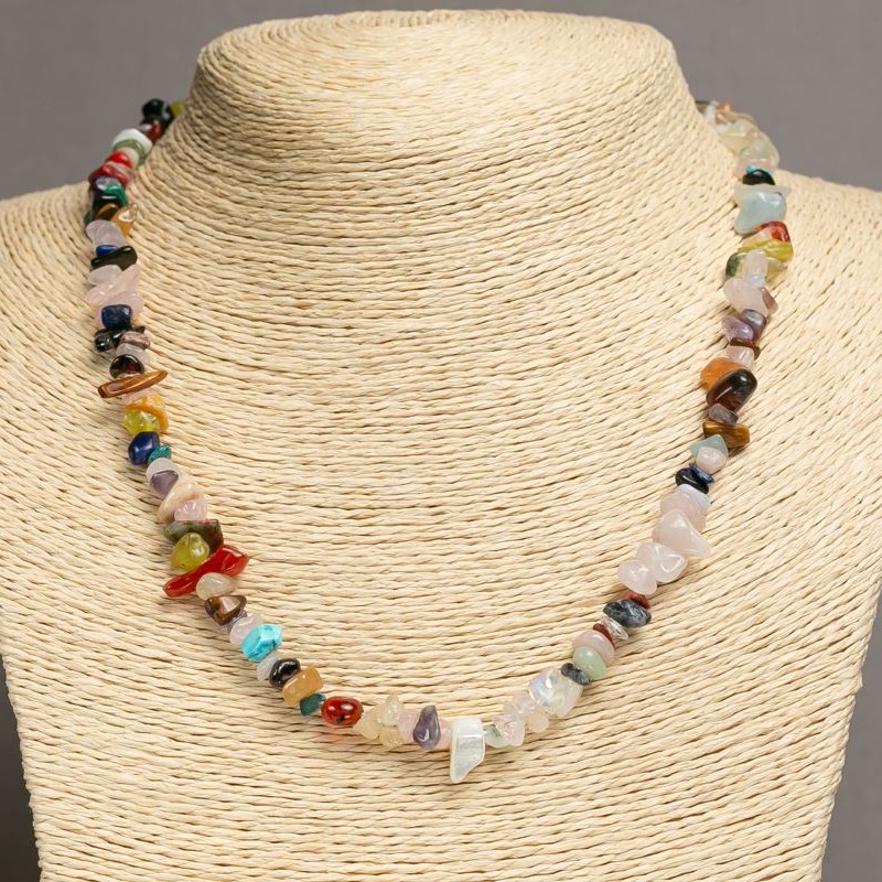 Necklace made of natural stone Assorted碎碎?