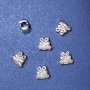 Findings Bead Pandora Mole 12x10mm, Diameter 5mm, 20g Pack +/- 9pcs
