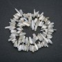 Adularia Chip Bead Necklace Thread "Needle", diameter 18×5 mm, length 41 cm +