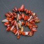 Carnelian Crystal Chip Row Thread “Needle”, diameter 18x6mm, length 38cm +