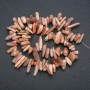 Natural Stone Selenite Chip Bead Thread "Needle", 15x5mm, 40cm long +