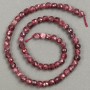 Natural Gem Turquoise? Wait: Turmalin is tourmaline. Correct: Natural tourmaline beads - faceted cube shape, 6x6mm, thread length 38cm +