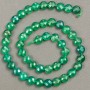 Faceted Agate Beads Necklace - Round Coin Beads, 8x5 mm, 39 cm length +