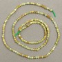 Natural Chrysoprase Faceted Beads on Thread, 2mm Diameter ±, 40cm Length ±