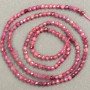 Natural Turquoise? Wait: Turmaline - Turmaline faceted beads on a thread, diameter 2mm±, length 40cm ±
