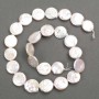 Baroque pearls with petrol tint d 15-16mm +-, strand length 40 cm+