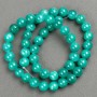 Amazonite Beads on Thread (Artificial Acrylic) Smooth Round Beads, diameter 8.5 mm ±, length 40 cm ±