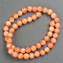 Citrine Beads on Thread (artificial acrylic) smooth sphere, diameter 8.5mm±, length 40cm±