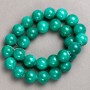 Beads on Thread Amazonite Imitation (acrylic) smooth round bead, diameter 14.5 mm±, length 40 cm±