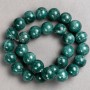 Beads on Thread Varied Quartz (plastic acrylic) single bead color verdant smooth sphere, diameter 14.5 mm ±, length 40 cm +