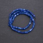Lapis Lazuli Beads (Single) Faceted Rondelle, 4x3 mm, Thread Length 38 cm