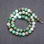 Chrysoprase Beads on Thread, Smooth Round Beads, 8 mm diameter (±), 38 cm length