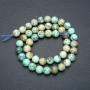 Amazonite Beads on Thread, Smooth Round Beads, 8mm Ø, Length 39cm