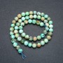 Amazonite Beads on Thread on Natural Stone, Smooth Round 6mm Diameter, Length 39cm