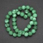 Chrysoprase Beads on Thread, synthetic smooth ball, diameter 10 (+ -) mm, length 38 cm