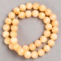 Beads on Thread Celestite (Acrylic Synthetic) Smooth Sphere, diameter 10.5 mm ±, length 39 cm