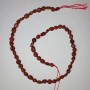 Red Jasper Chip Beads on Thread, natural stone, faceted, 5x6-9x7 mm, length 41 cm