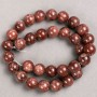 Celestite Beads (Acrylic, on Thread) Smooth Round Beads, 12.5 mm ±, 39 cm length