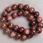 Sea Sediment Beads (Acrylic)** on Thread Smooth Ball, diameter 14.5 mm, length 40 cm