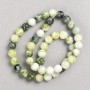 Ophite Beads (artificial acrylic) on thread smooth spheres, diameter 8.5 mm±, length 38 cm±