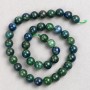 Azurite Beads on Thread Smooth Sphere, 10mm Diameter, 38cm+ Length