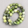 Australian Jadeite Beads on Thread Silk, Smooth Round Bead, diameter 10.5 mm, length 38 cm+