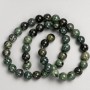 Ocean Jasper Beads on Thread, smooth round beads diameter 8.5 mm, length 39 cm