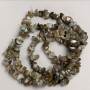 Labradorite Beads on Thread natural stone Chip d 12×5-6×3mm(±), cord length 80cm+