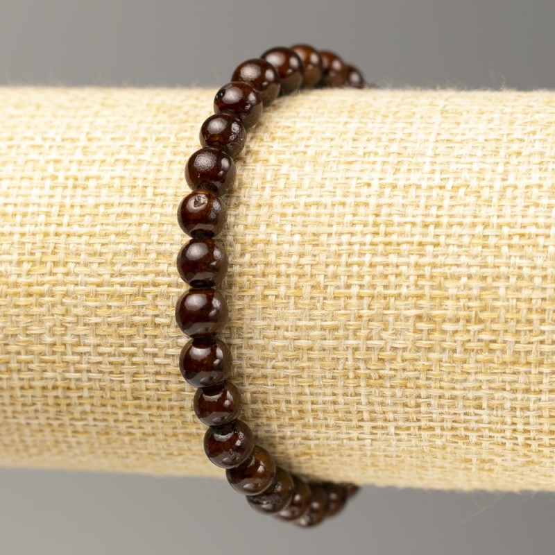 Elastic Tiger’s Eye Bracelet (artificial acrylic) smooth bead, diameter 6.5 mm, length 18 cm