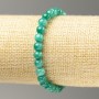 Elastic Bracelet Amazonite Imitation (acrylic) smooth bead, diameter 6 mm±, length 18 cm±