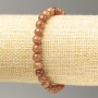Elastic Bracelet with Serpentine Imitation Beads (Acrylic) Smooth Round Beads, Ø 6.5 mm±, length 18 cm±