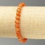Bracelet on elastic string Citrine (artificial acrylic) smooth bead d 6mm+-, length 18cm+-